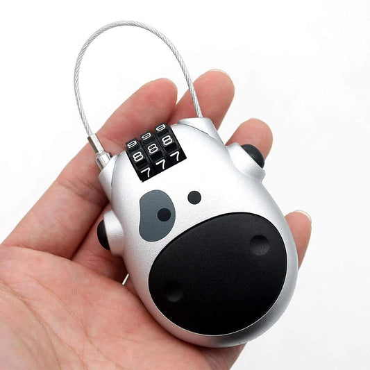 Retractable Cable Lock with Password Anti-Theft Combination Lock for valuables