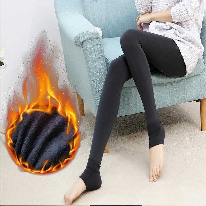 Women's Fleece-Lined Thermal Winter Leggings