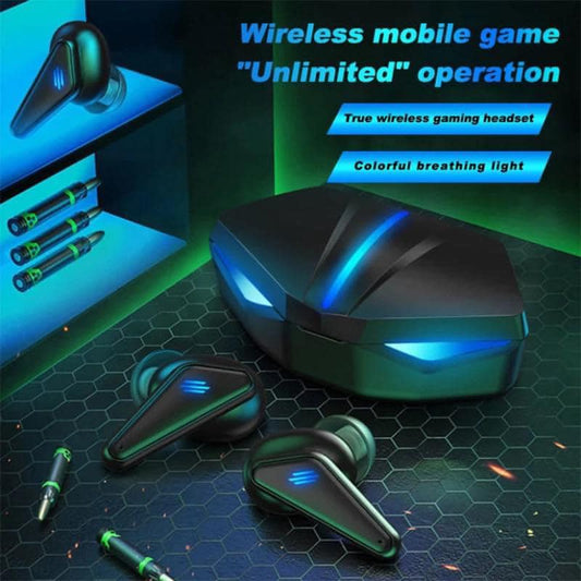 K55 TWS Gaming Earbuds with RGB Lights – Low Latency & HiFi Sound
