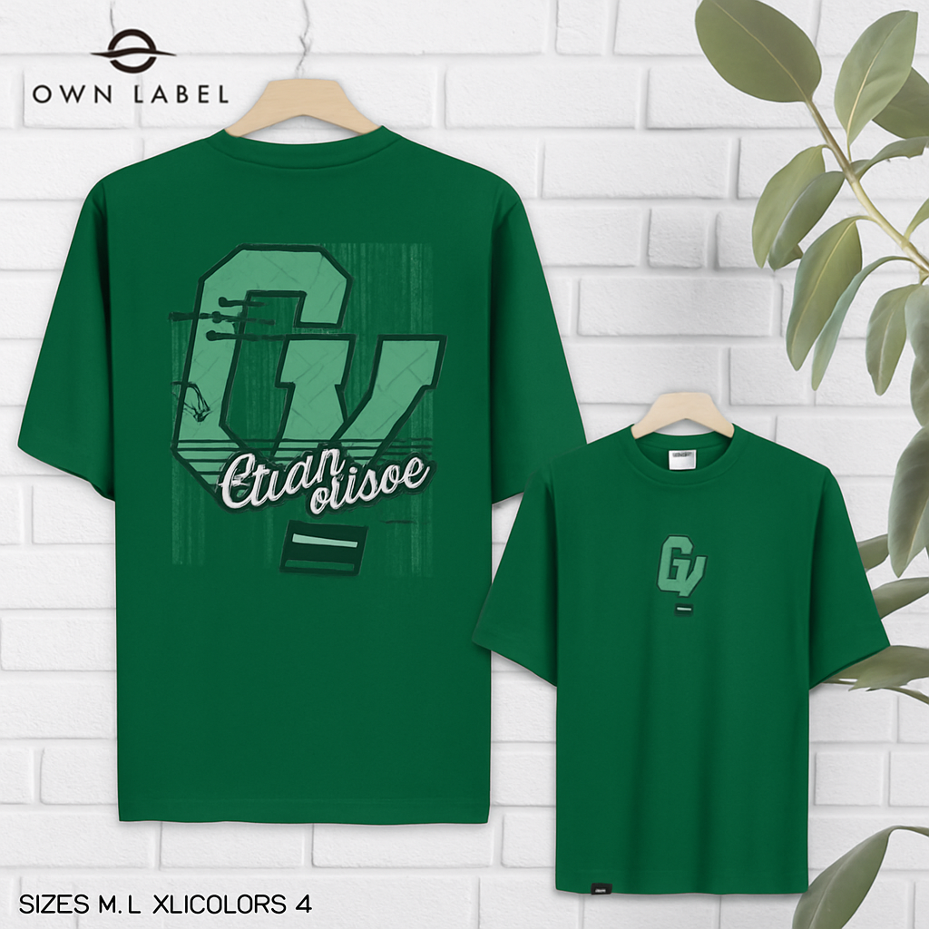 Five-Sleeve Streetwear T-Shirt With Bold Graphic Print For Casual Style