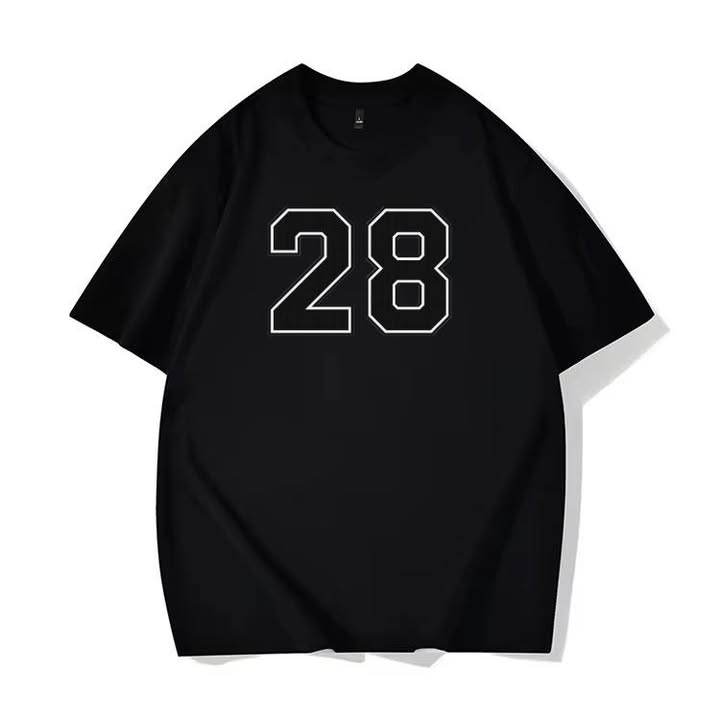 New York Motorcycle Graphic T-Shirt In Black Cotton With Retro Design