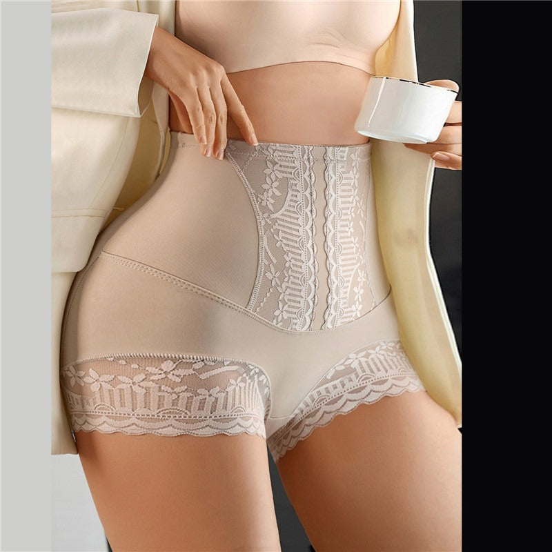 High-Waisted Lace Shaping Shorts ā Tummy Control, Butt Lifting & Waist Slimming