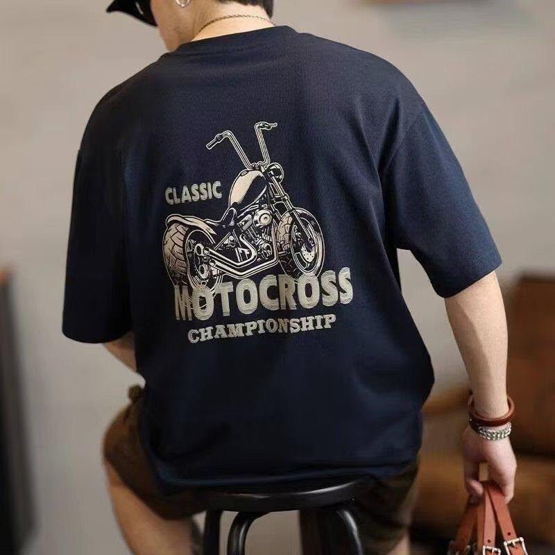 Men's Classic Motocross Championship T-Shirt β Navy Blue