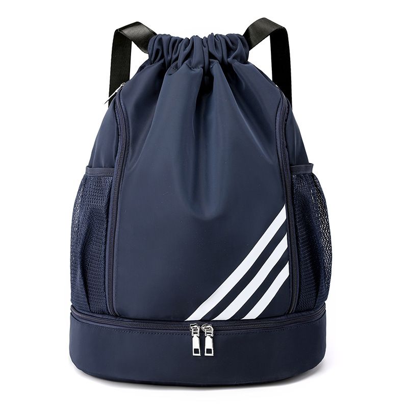 Unisex Sports Drawstring Gym Bag with Shoe Compartment