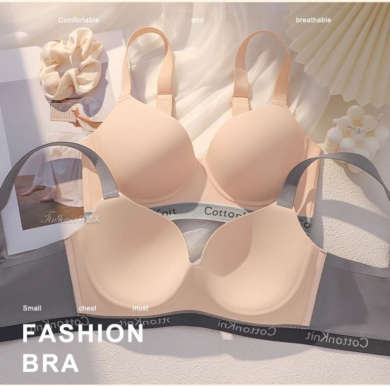 CottonKnit Seamless Lift Bra with Side Support