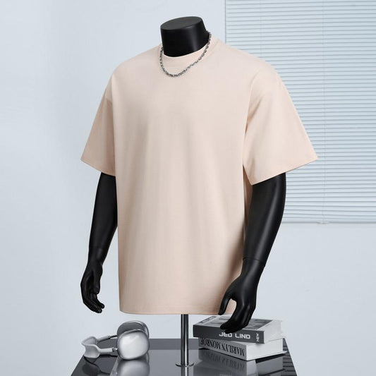 Men's Oversized Cotton T-Shirt 300GSM – Biege