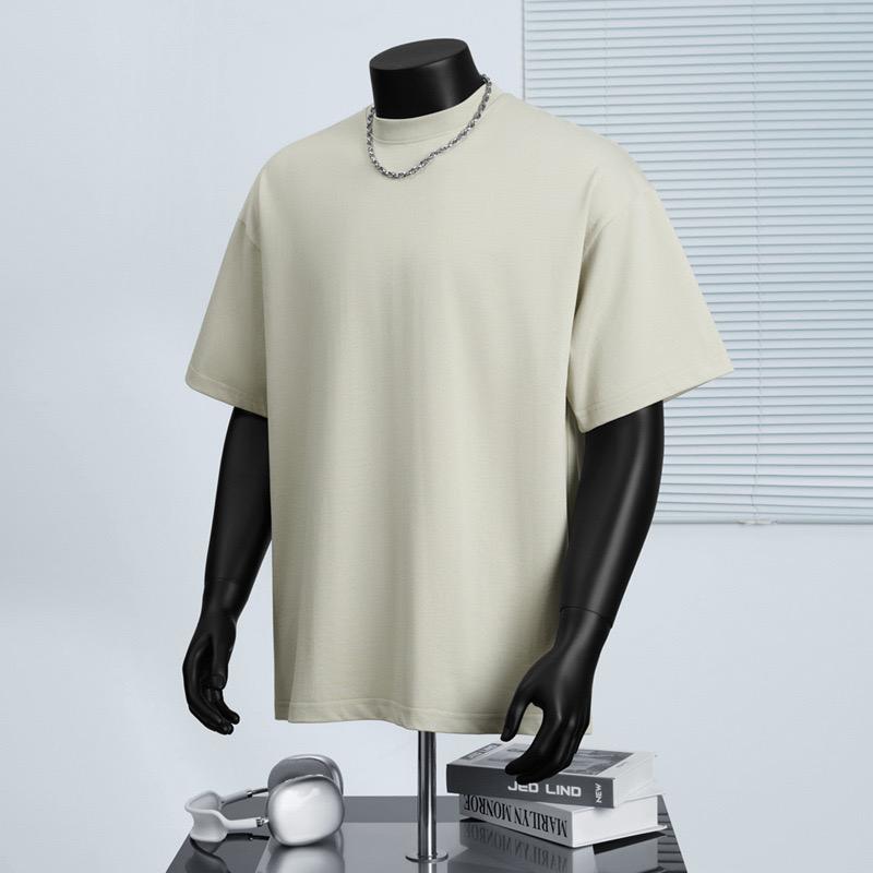 Men's Oversized Cotton T-Shirt 300GSM โ Light Green