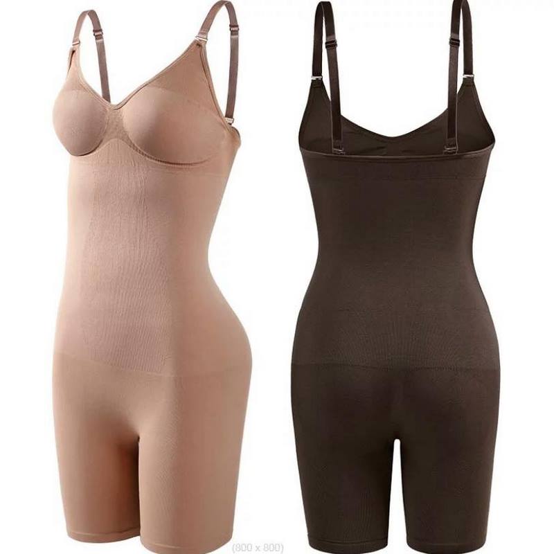 Women's Full-Body Seamless Shaping Suit – Adjustable Slimmer with Thigh & Tummy Control