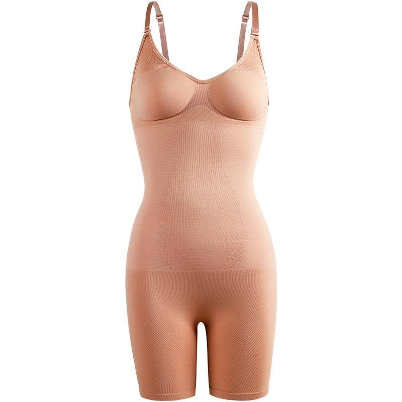 Women's Full-Body Seamless Shaping Suit – Adjustable Slimmer with Thigh & Tummy Control