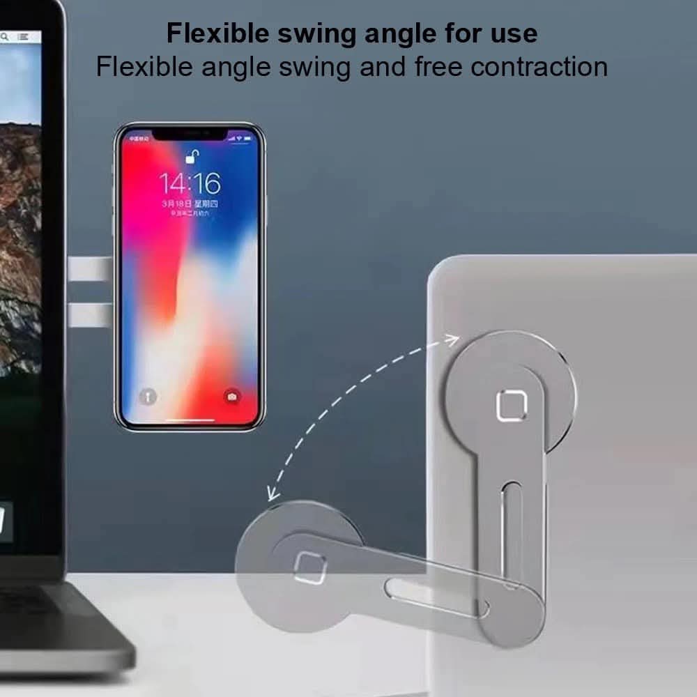 Aluminum Alloy Foldable Magnetic Phone Holder for Laptop