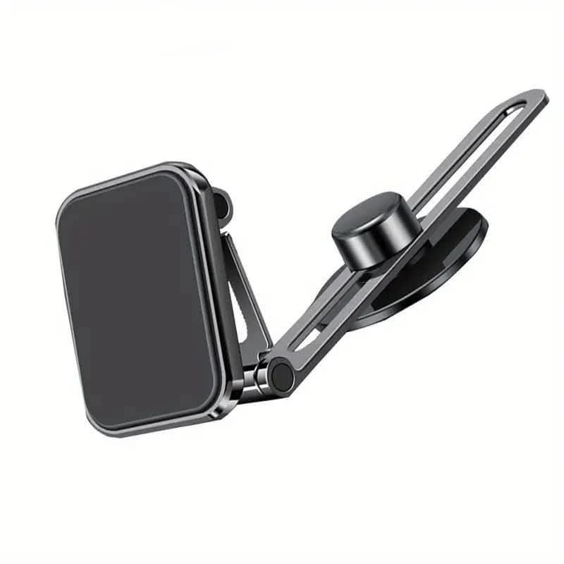 Adjustable Magnetic Car Phone Holder – Aviation Alloy Dashboard Mount