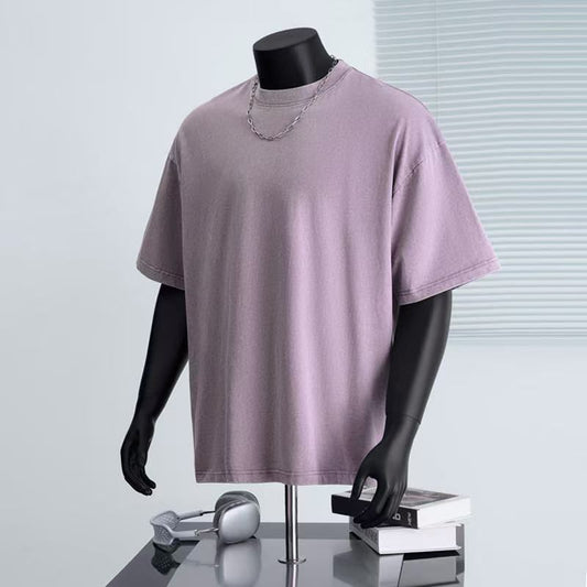 Vintage Washed Oversized T-Shirt – Unisex Streetwear Cotton Tee
