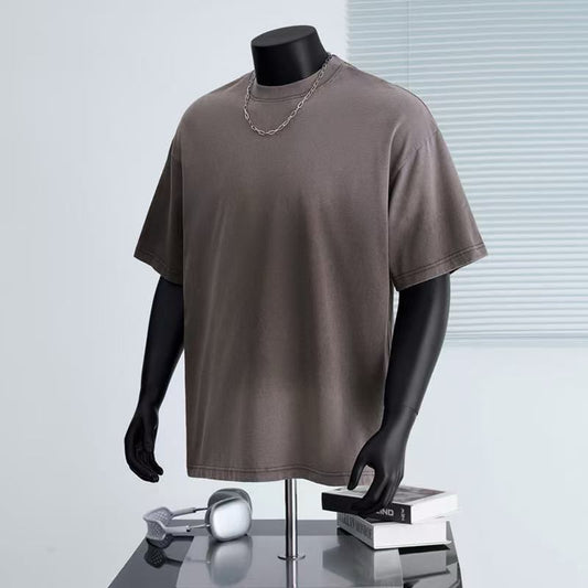Classic Vintage Shaded Brown Wash T-Shirt