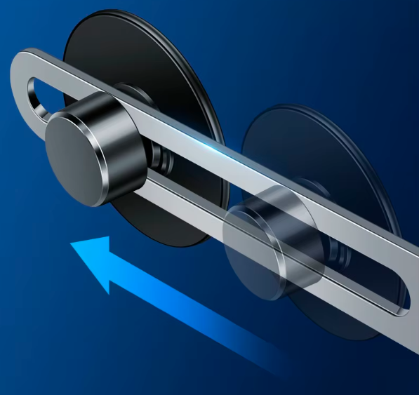 Adjustable Magnetic Car Phone Holder – Aviation Alloy Dashboard Mount