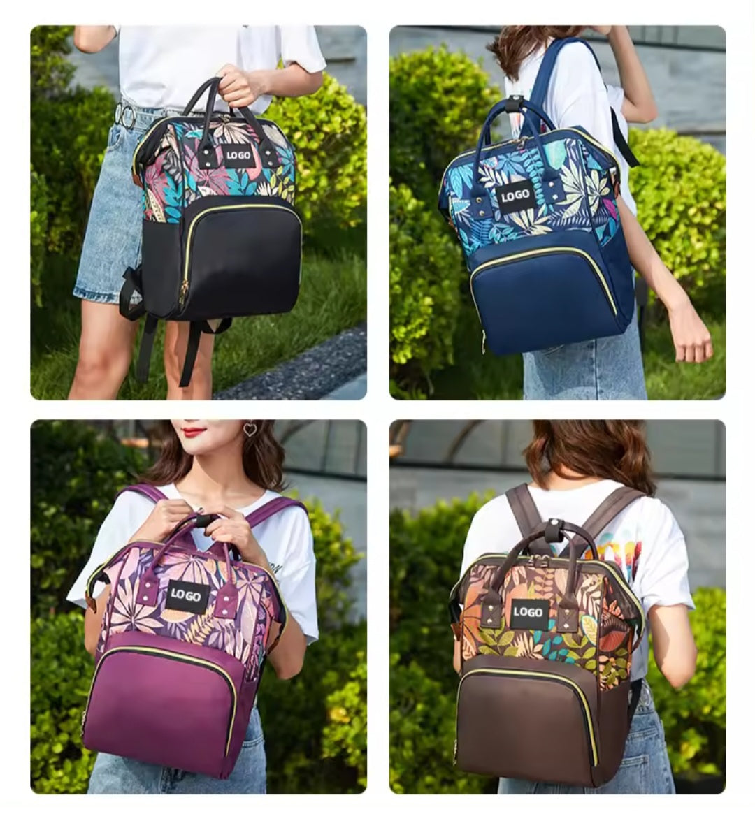 Multi-Function Mummy Diaper Backpack – Oxford Fabric Baby Care Bag